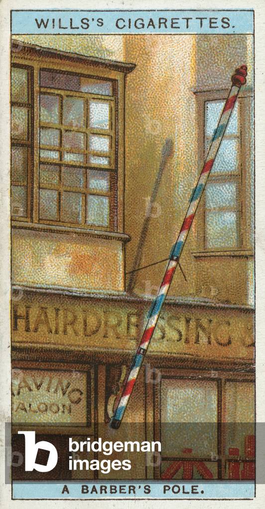 A Barber's Pole (chromolitho)