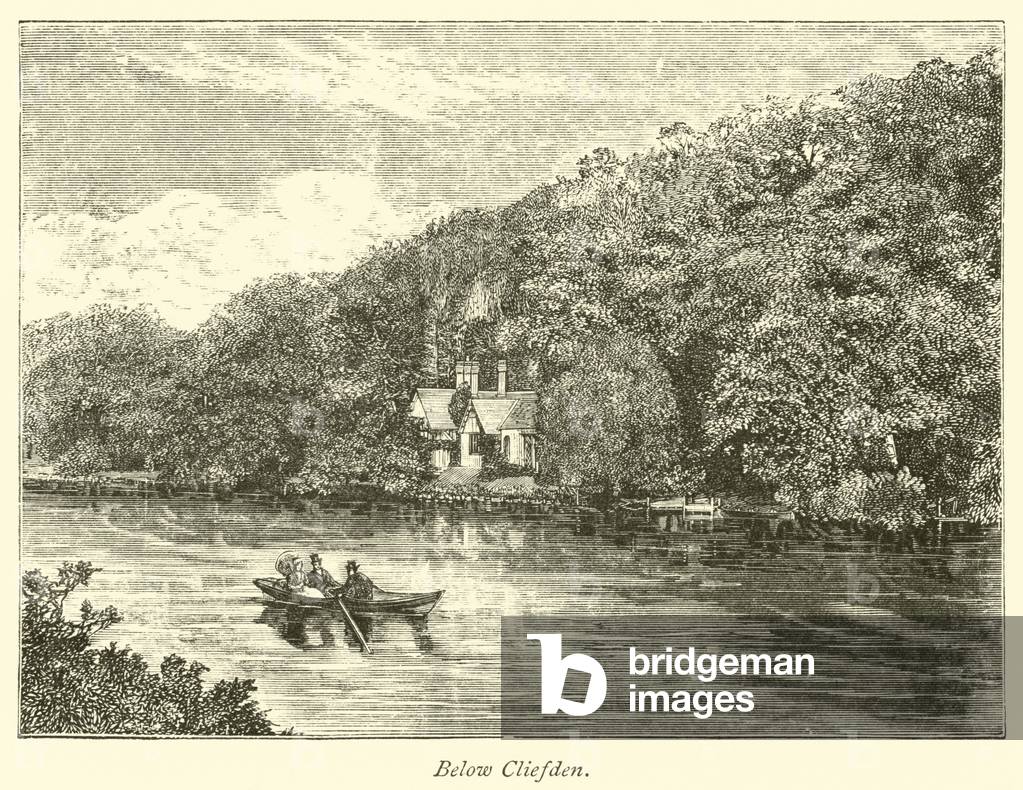 Below Cliefden (engraving)