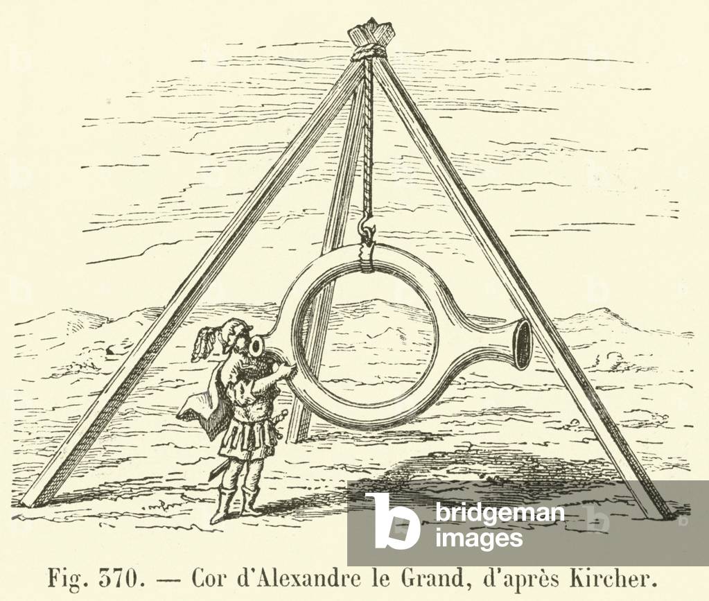 Cor d'Alexandre le Grand (engraving)