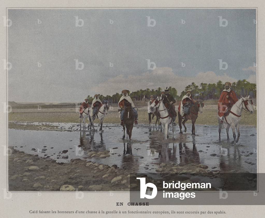 En Chasse (coloured photo)