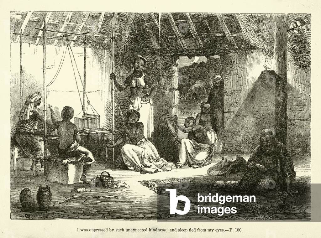 I was oppressed by such unexpected kindness (engraving)