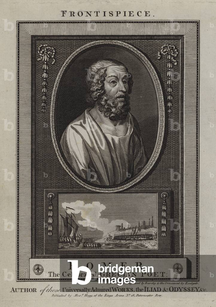Homer, portrait (engraving)