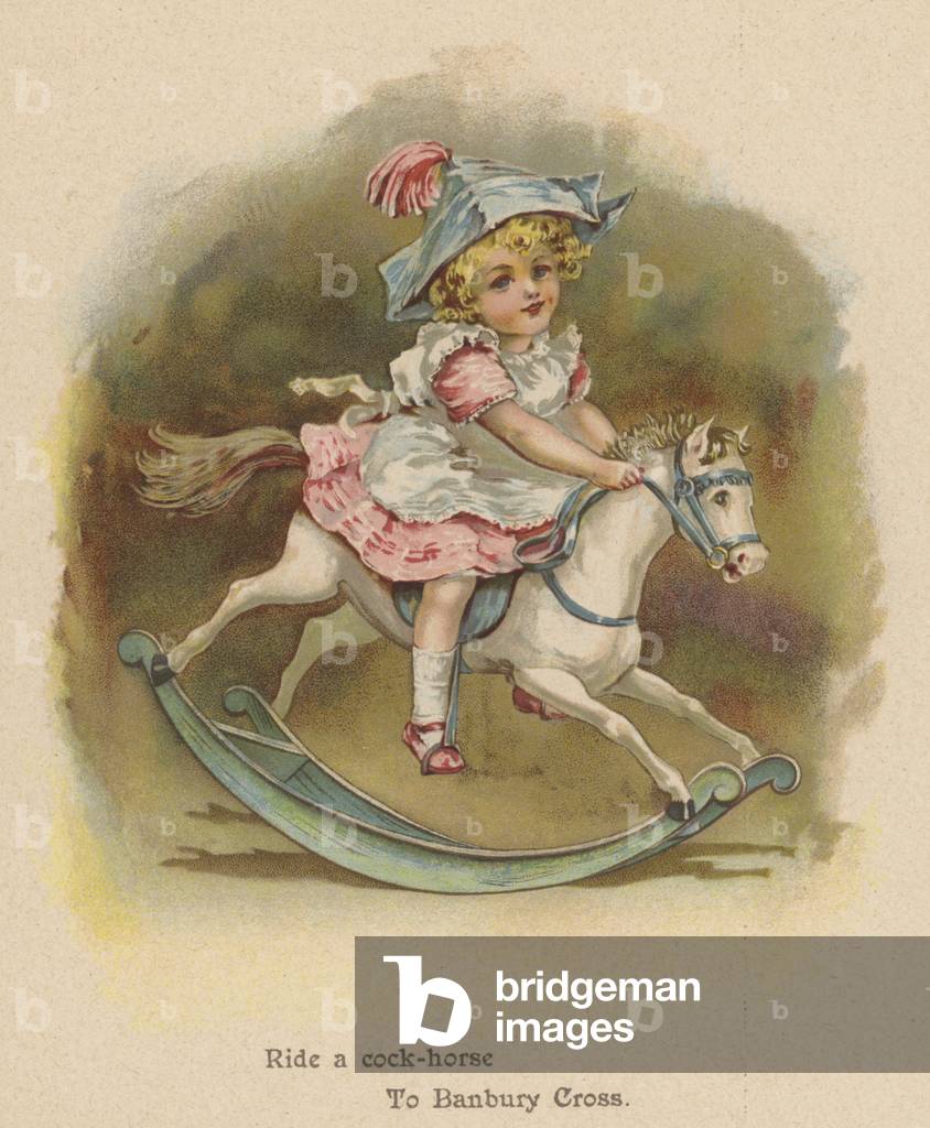 Ride a cock-horse To Banbury Cross (chromolitho)