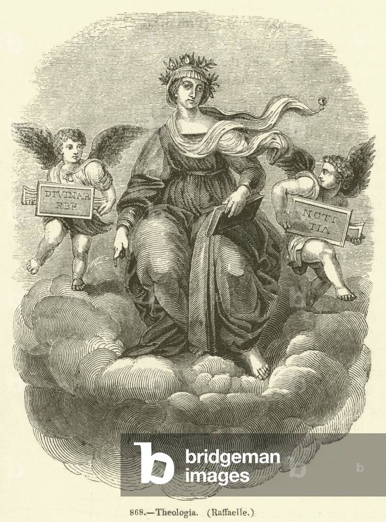 Theologia, Raffaelle (engraving)