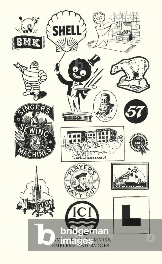 Trade signs: Familiar trade-marks, emblems and badges (litho)