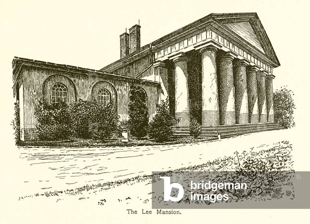 The Lee Mansion (engraving)