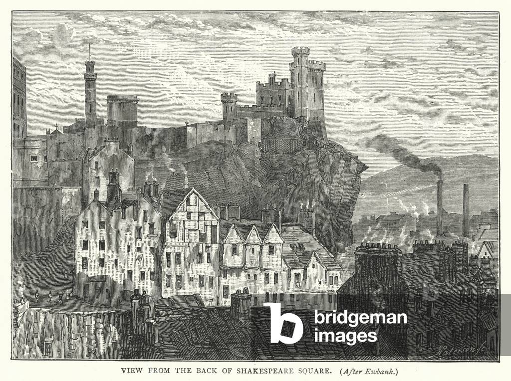 View from the Back of Shakespeare Square (engraving)