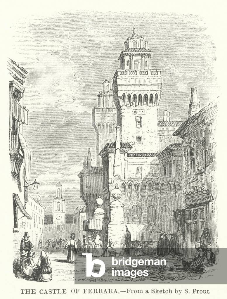 The Castle of Ferrara (engraving)