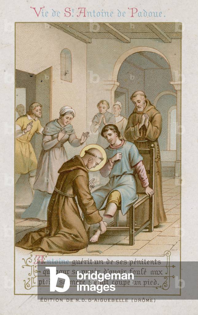 Chocolat d'Aiguebelle trade card (chromolitho)