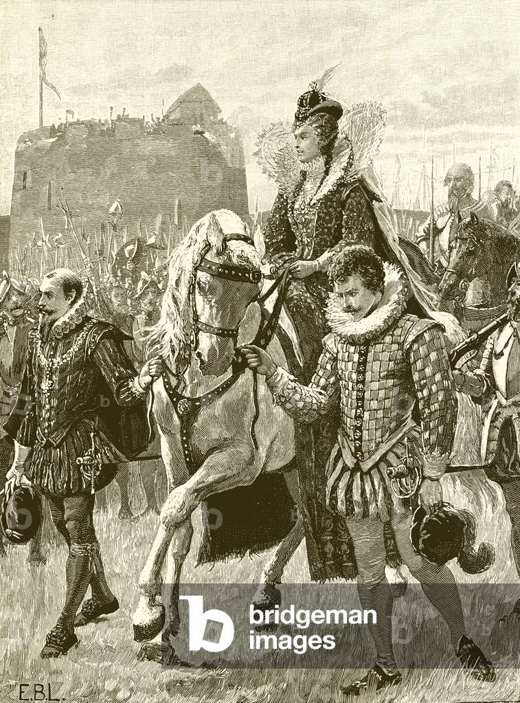 Queen Elizabeth at Tilbury (engraving)