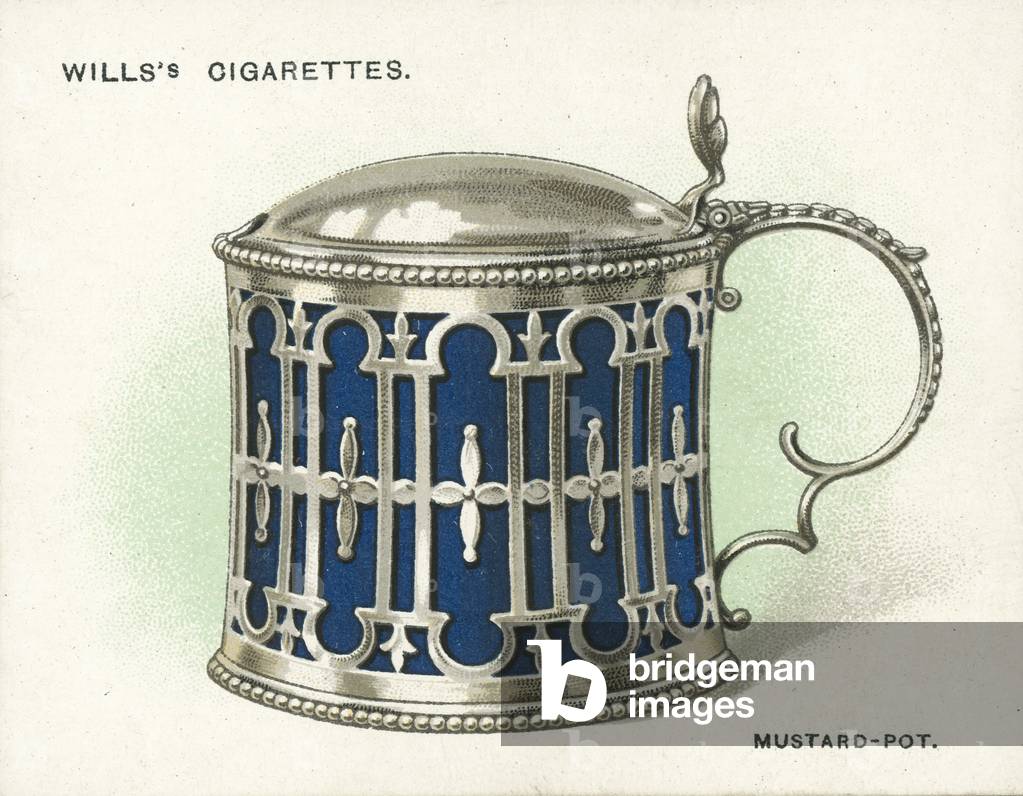 Old Silver, Mustard-Pot, with Glass Liner, 1771 (chromolitho)