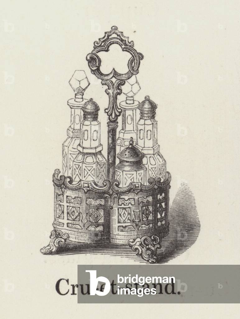 Cruet stand (engraving)
