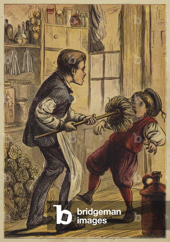 Tommy Kept A Chandler's Shop (coloured engraving)