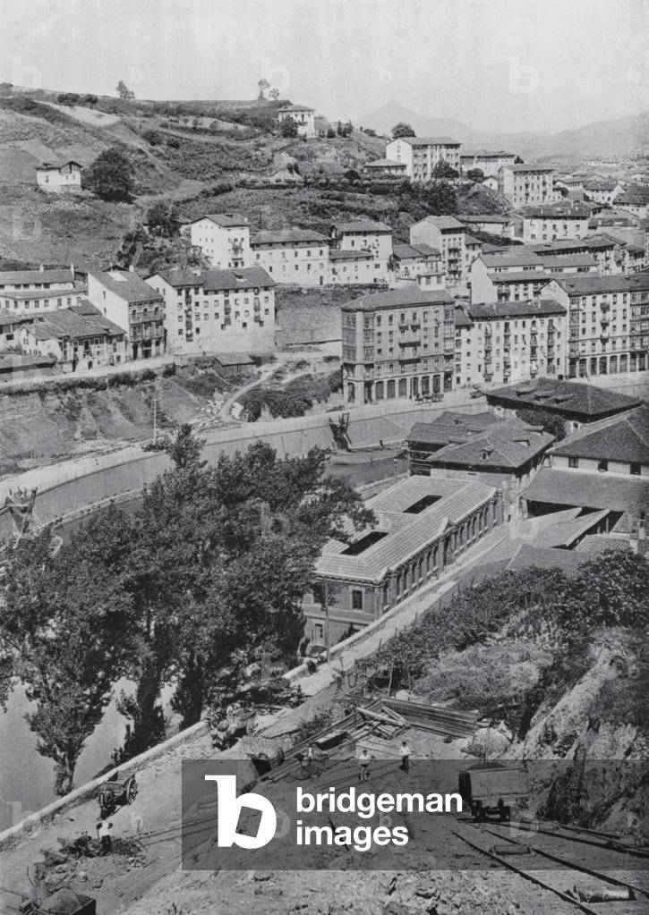 Old Bilbao (b/w photo)
