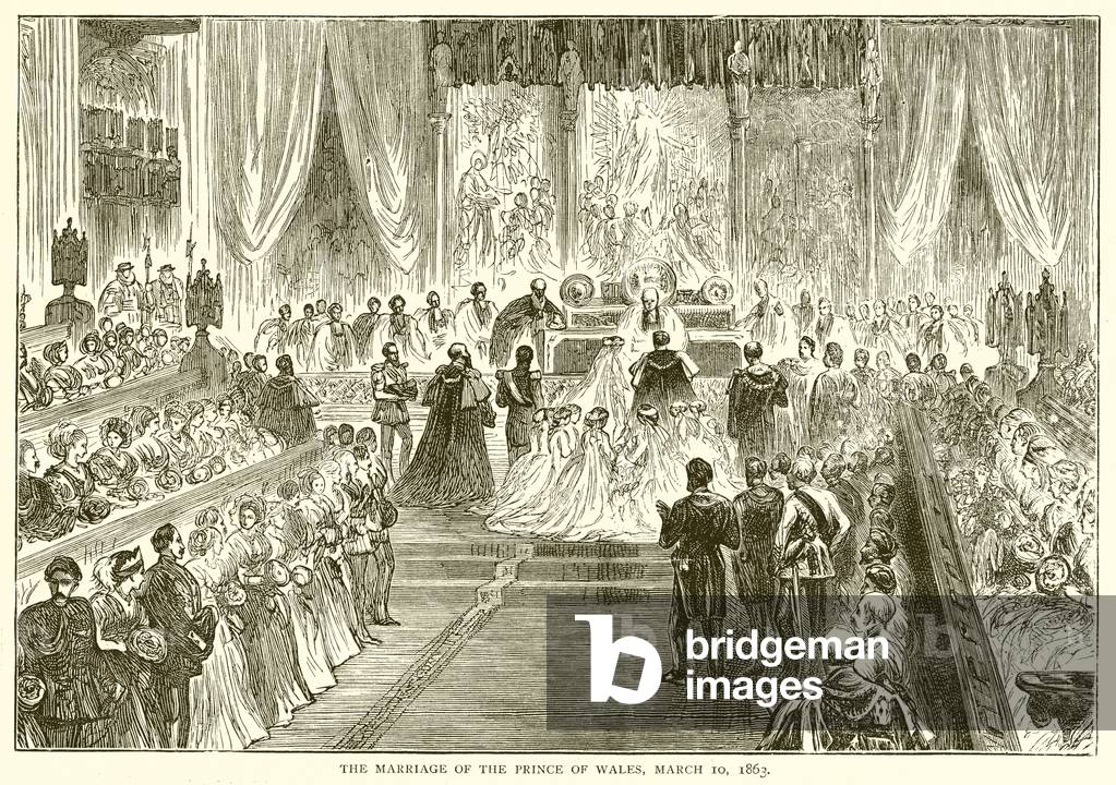 The Marriage of the Prince of Wales, March 10, 1863 (engraving)