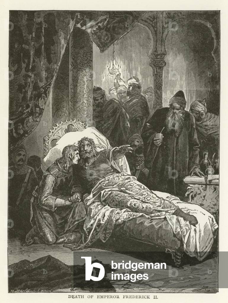 Death of Emperor Frederick II (engraving)