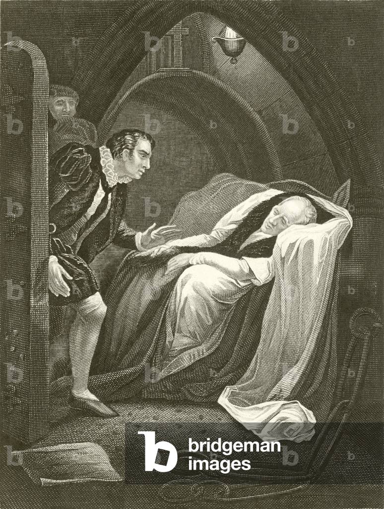 The death of Mortimer (engraving)