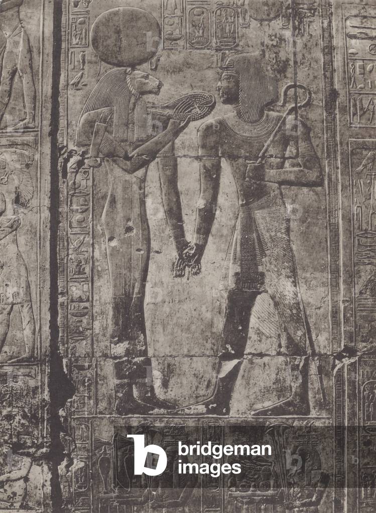 Abydos, Temple of Seti I (b/w photo)