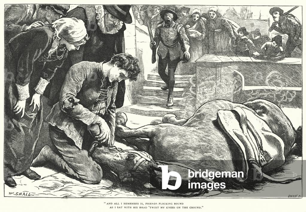 How They Brought The Good News from Ghent to Aix (engraving)