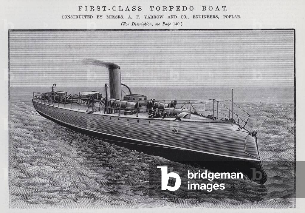 First-Class Torpedo Boat (engraving)