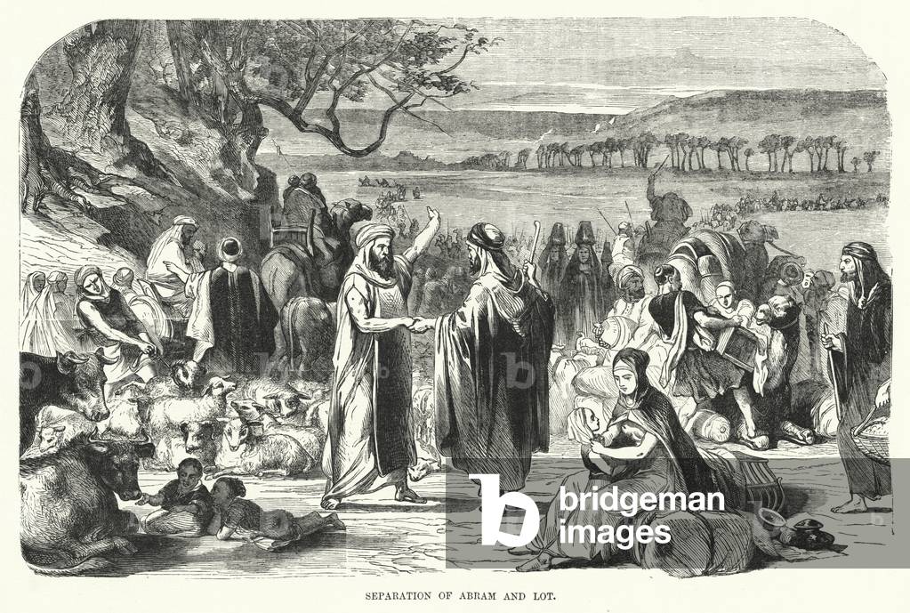 Separation of Abram and Lot (engraving)