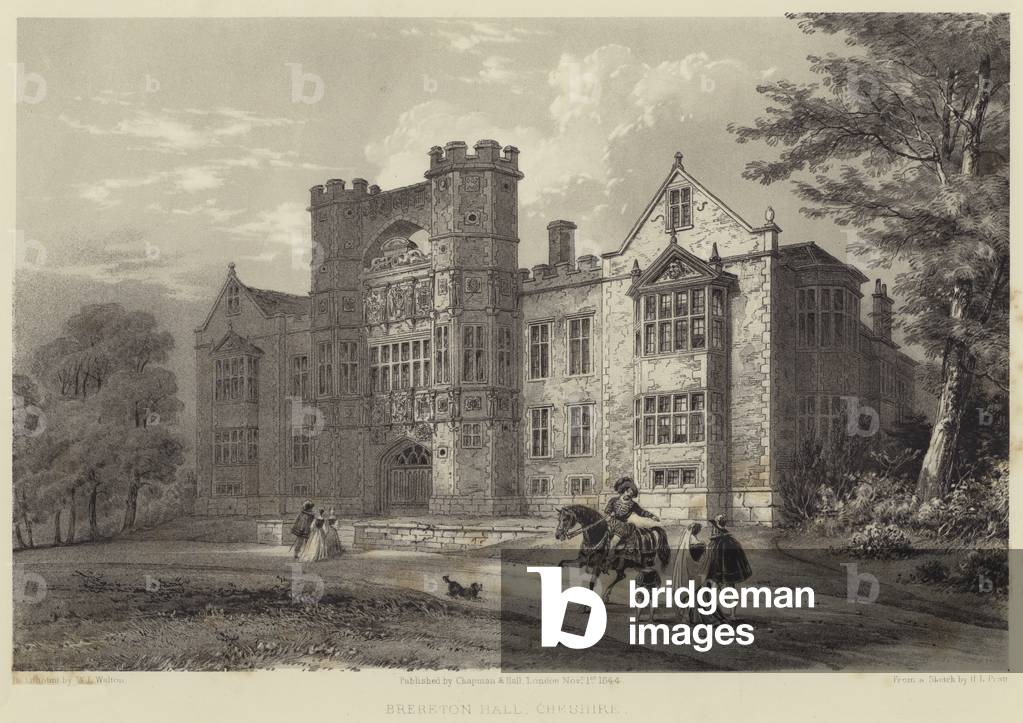 Brereton Hall, Cheshire (engraving)