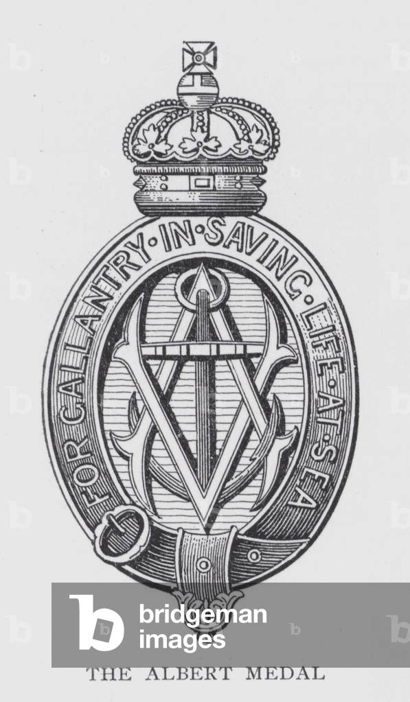 The Albert medal (litho)