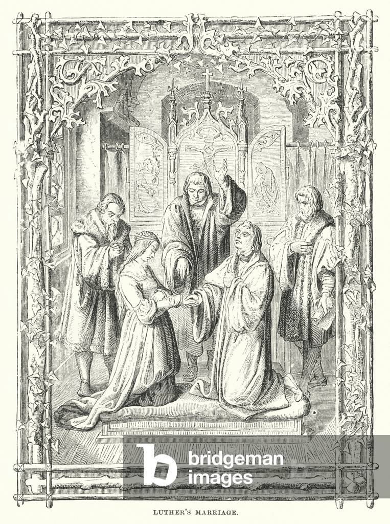 Luther's marriage (engraving)