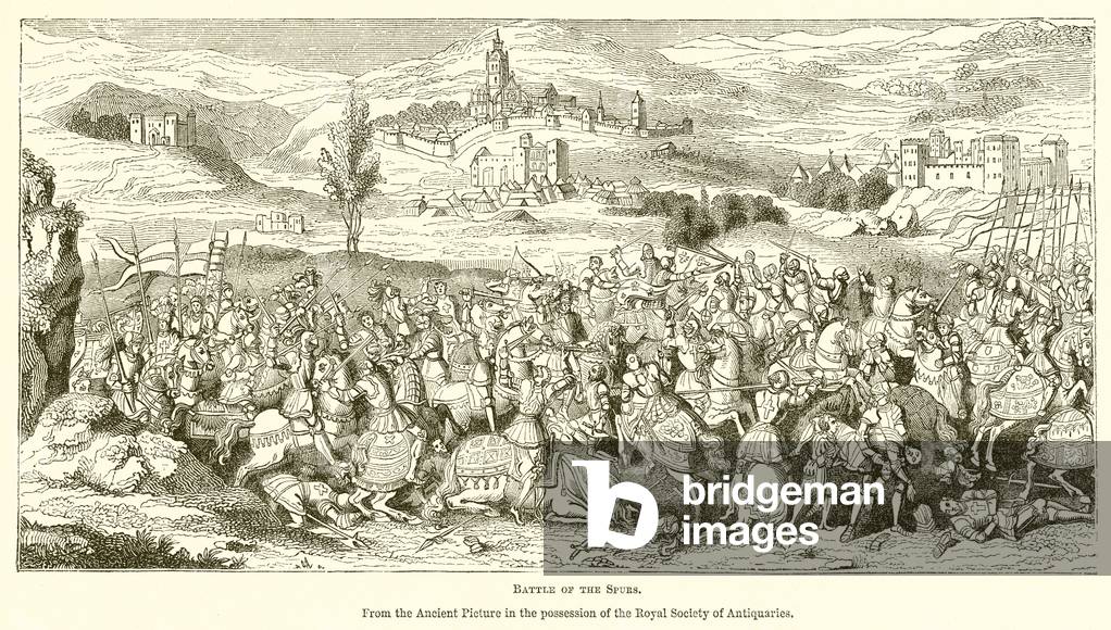 Battle of the Spurs (engraving)