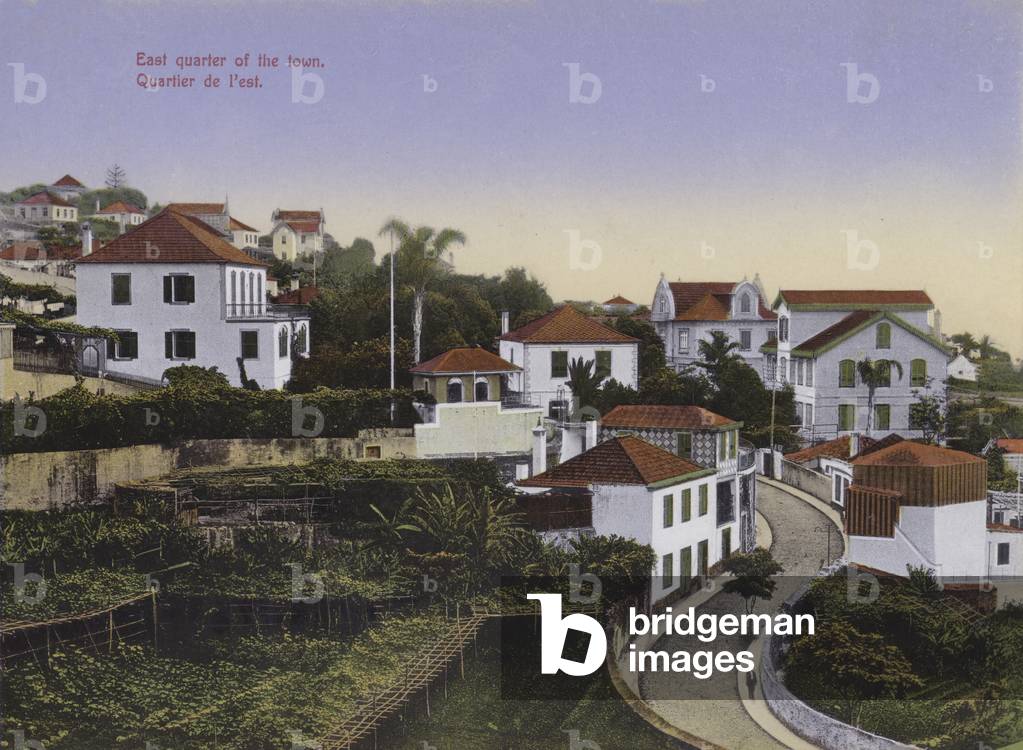 Madeira, East Quarter of the town (colour photo)