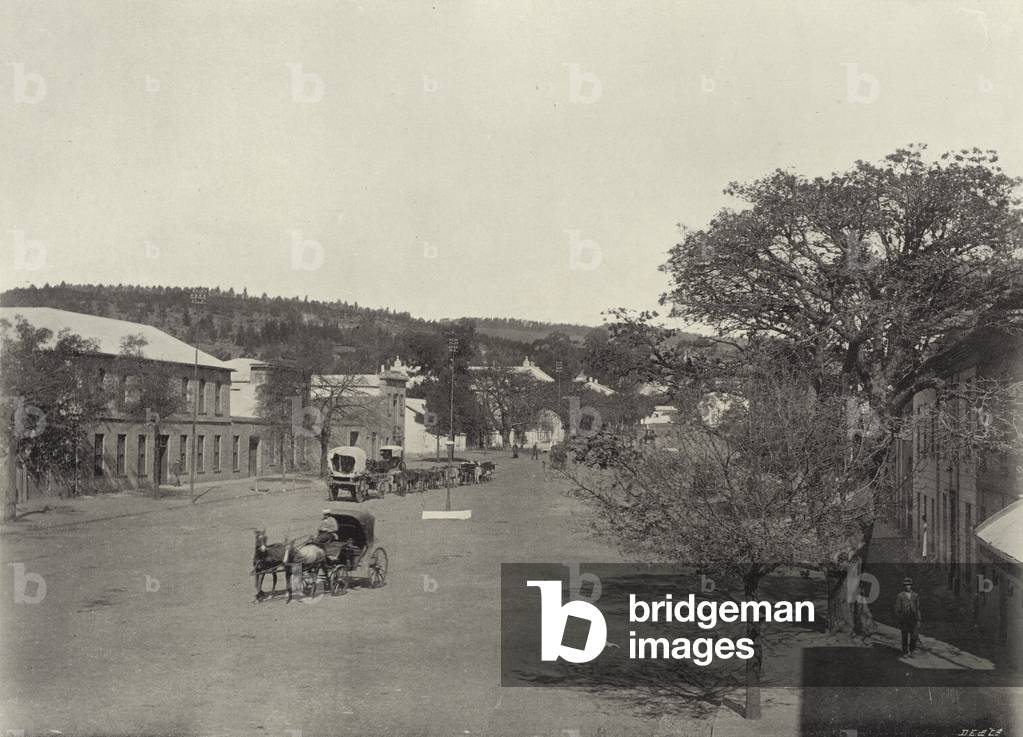 High Street, Grahamstown (b/w photo)