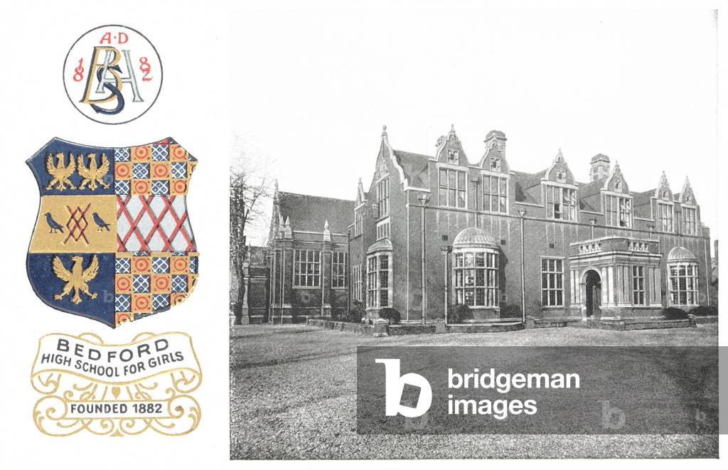 Bedford High School For Girls (b/w photo)
