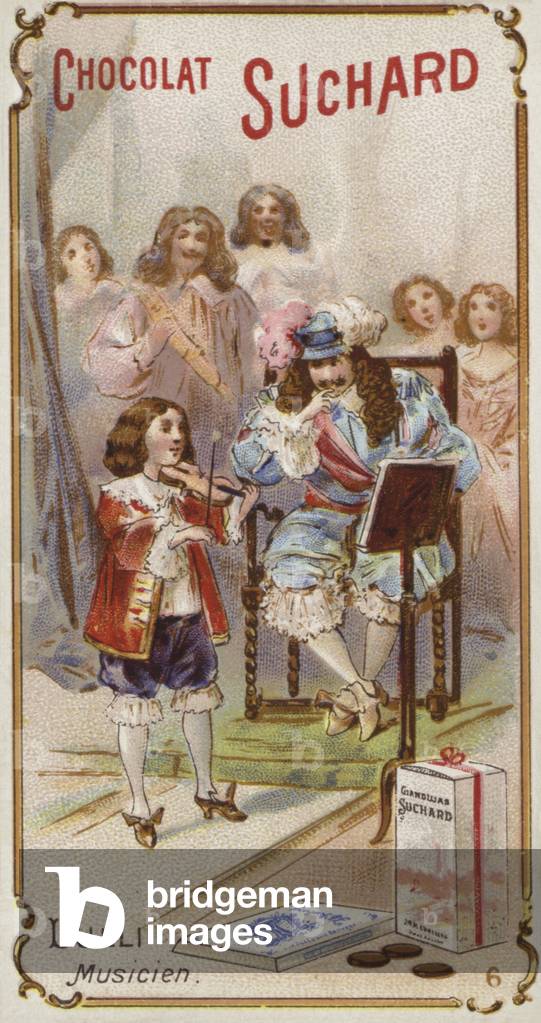Jean-Baptiste Lully, French musician and composer, as a child (chromolitho)