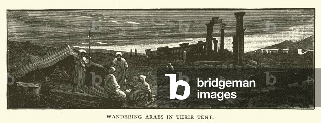 Wandering Arabs in their Tent (engraving)