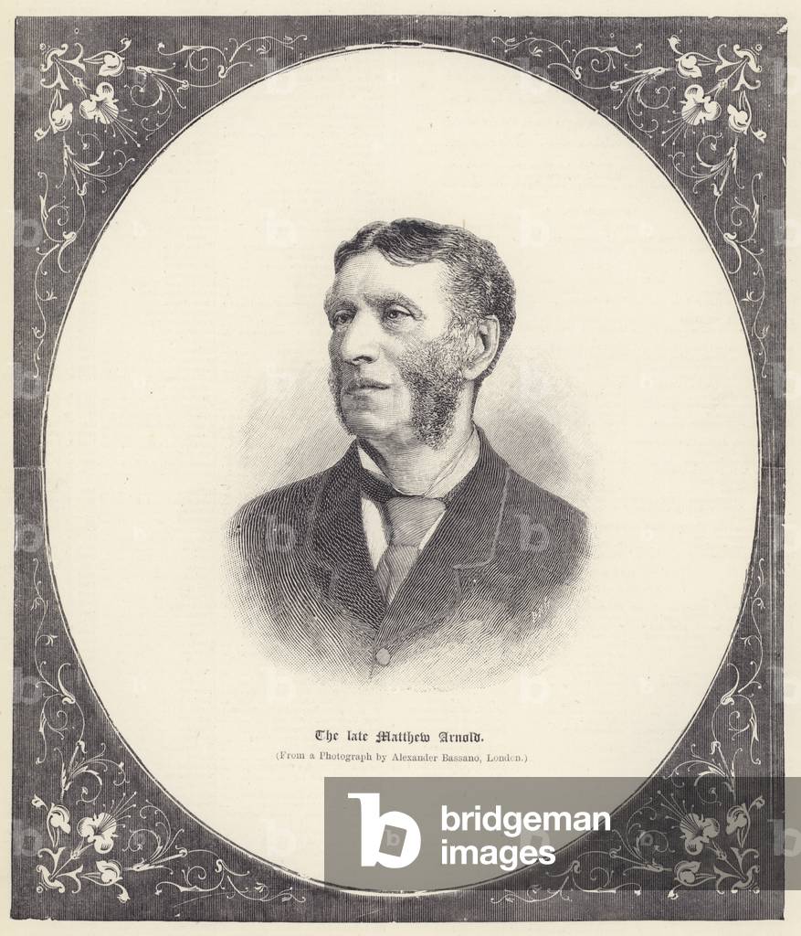 The late Matthew Arnold (engraving)