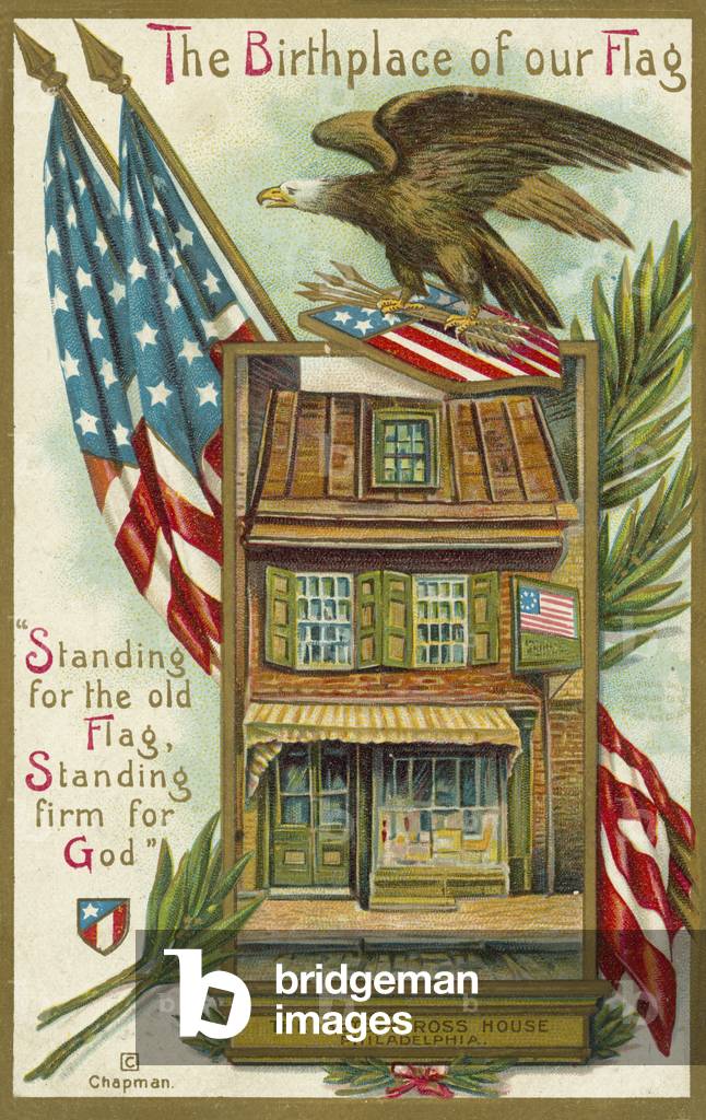 The Birthplace Of Our Flag (colour litho)