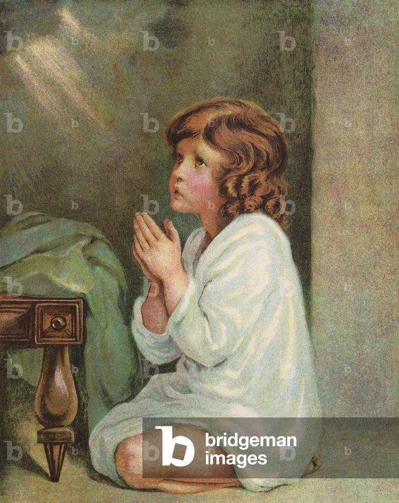 Little Samuel (colour litho)