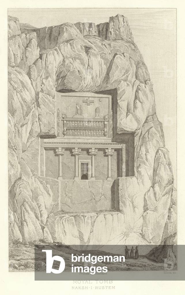 Royal Tomb, Naksh-i-Rustem (engraving)