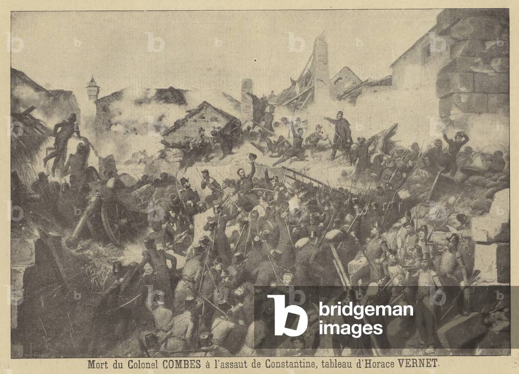 The Capture of Constantine, 1837 (litho)
