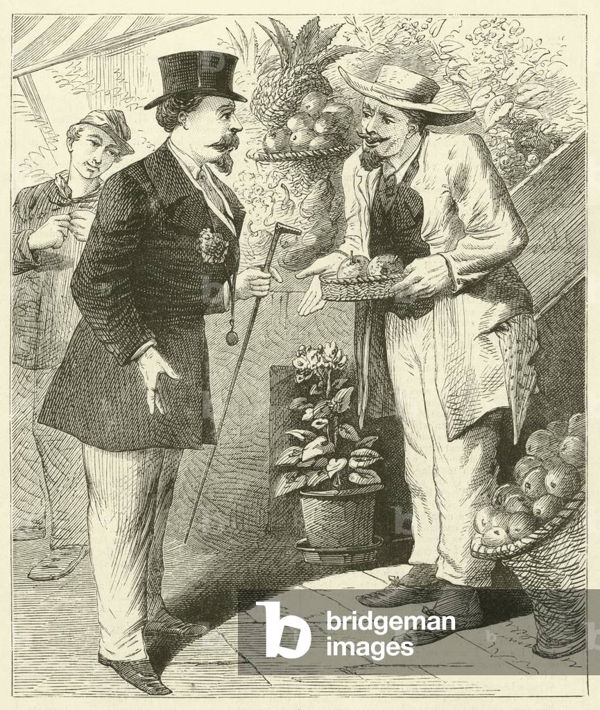 The Banker and the Peaches (engraving)