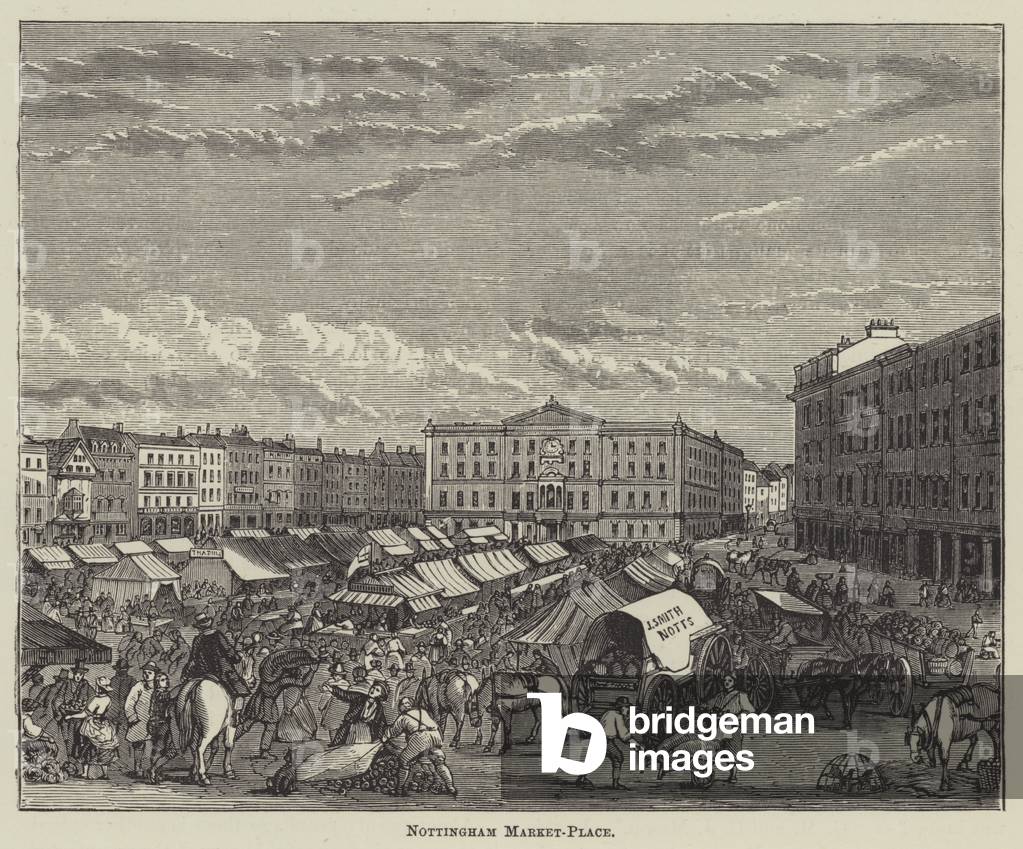 Nottingham Market-Place (engraving)