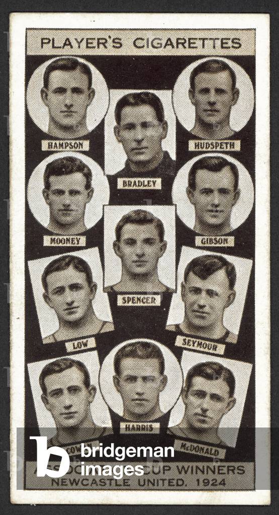 Association Cup Winners, Newcastle United, 1924 (litho)