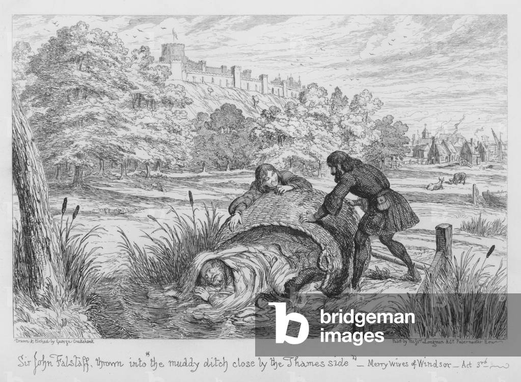 Sir John Falstaff thrown into 