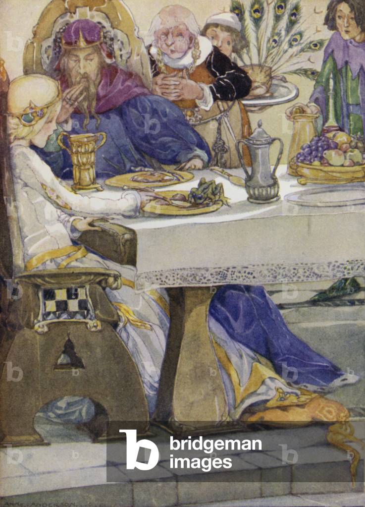 The Frog Prince (colour litho)