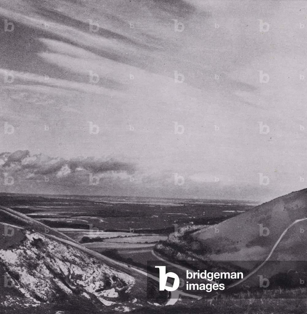 Dorset: A Purbeck Landscape (b/w photo)