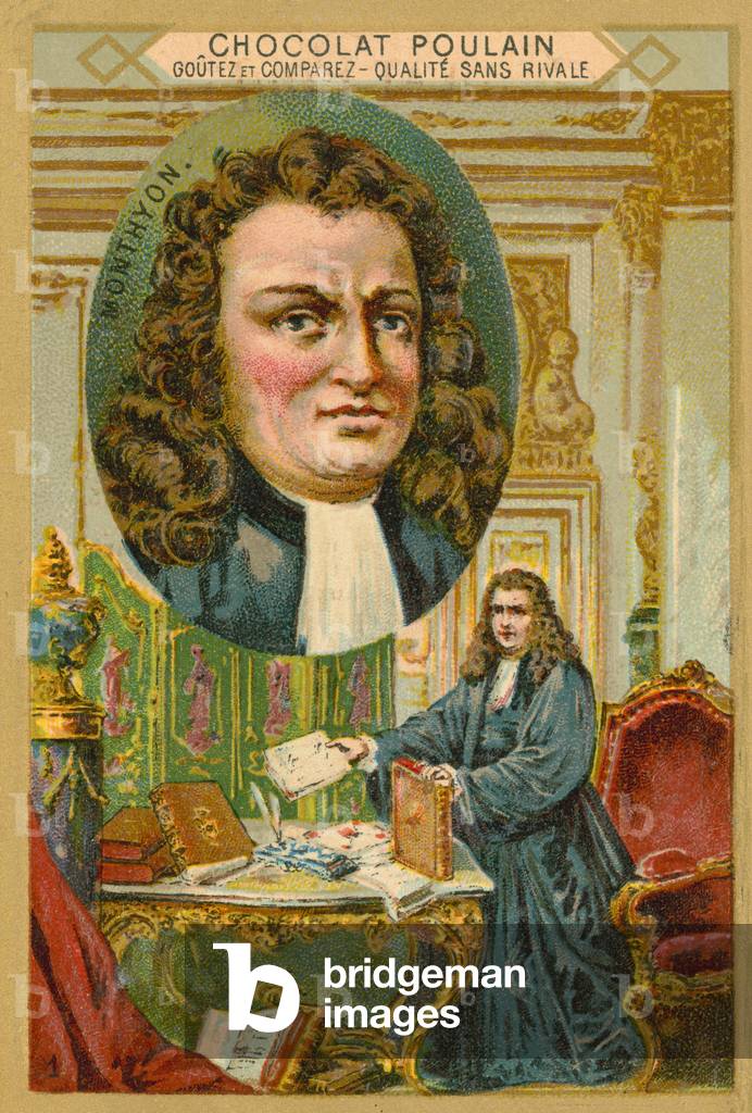 Jean Baptiste Antoine Auget de Montyon, French philanthropist (chromolitho)