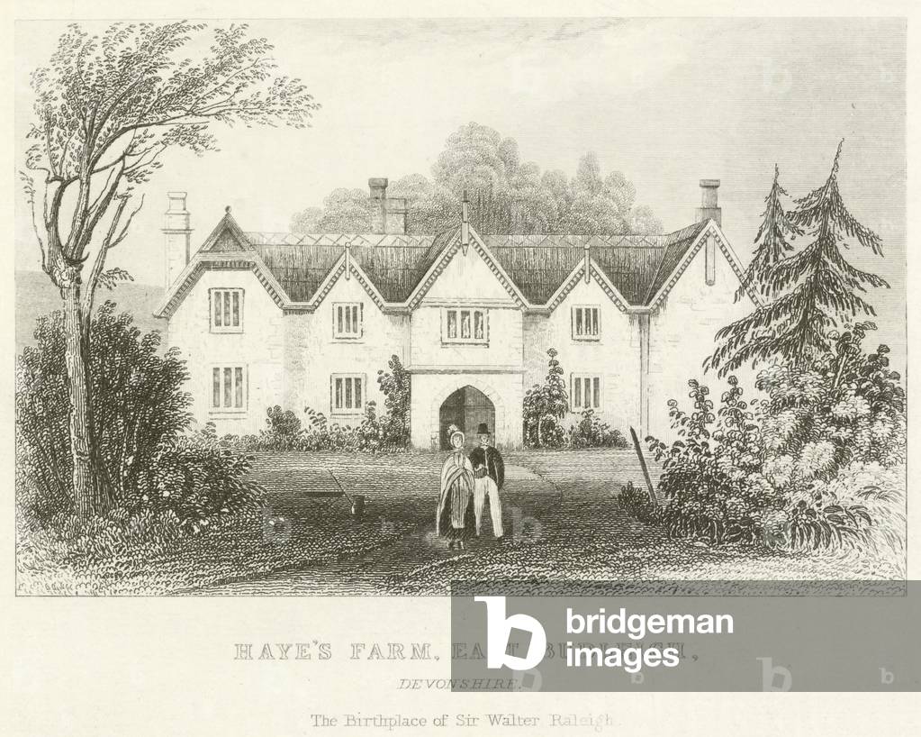 Haye's Farm, East Budleigh, Devonshire (engraving)