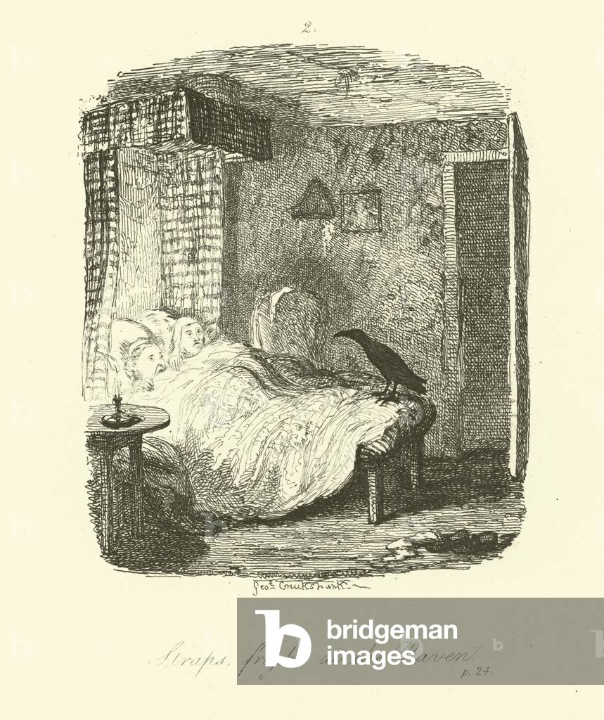 Illustration for Roderick Random by Tobias Smollett (engraving)