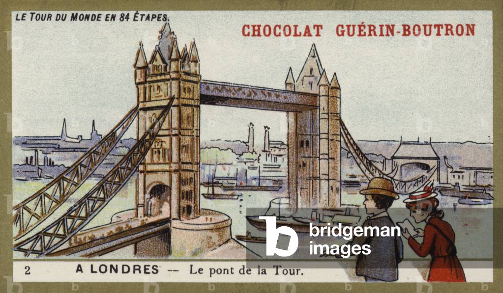 Tower Bridge, London (chromolitho)