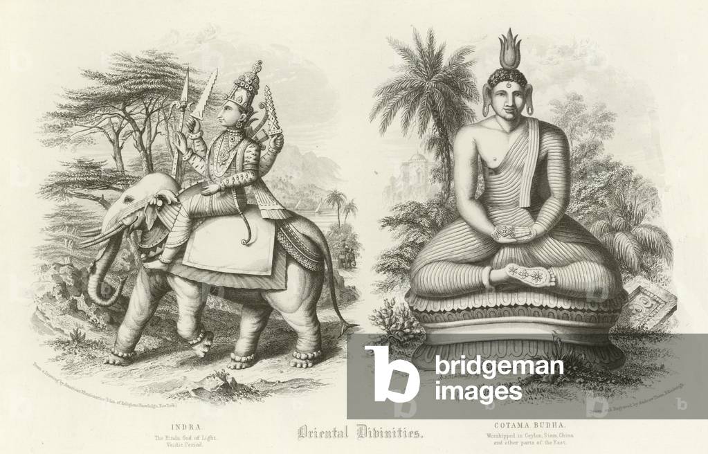 Oriental divinities (engraving)